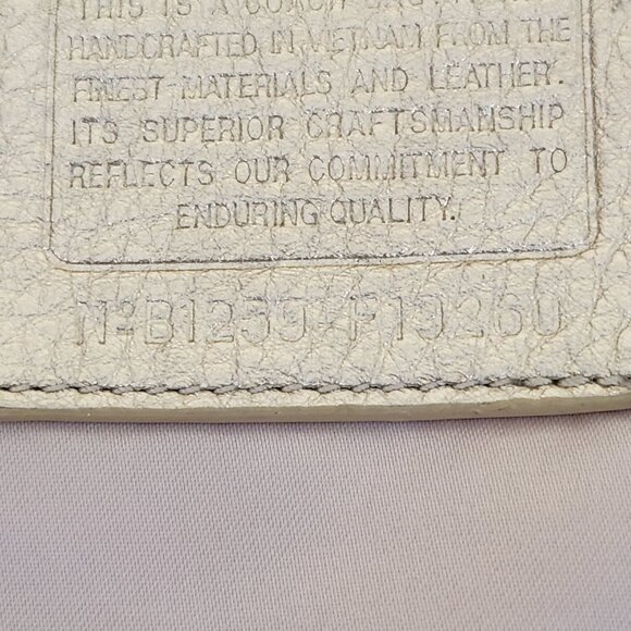 Euc Rare Vintage Coach Linen Penelope Crossbody Bag Shoulder Purse - Picture 12 of 12